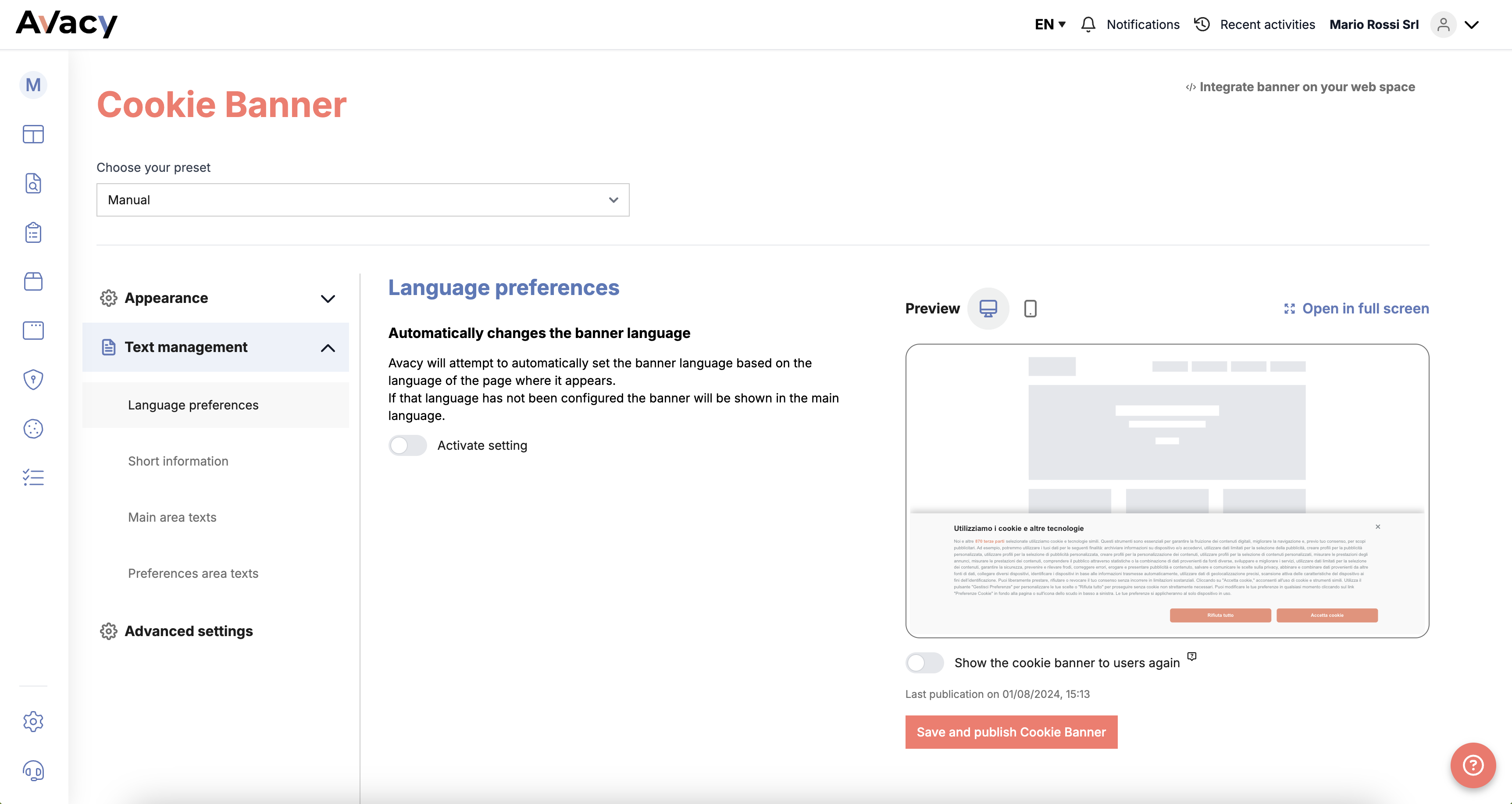 Language Preferences